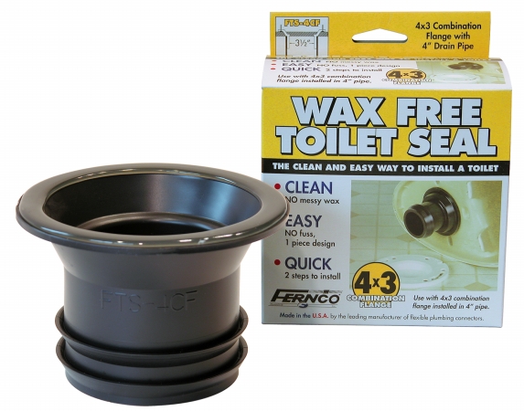 3in. X 4 In. Wax Free Toilet Seal Fts-4cf