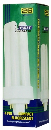 Compact Fluorescent 4 Pin Light Bulb Plt26e