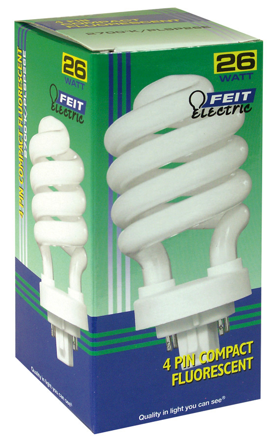 Compact Fluorescent 4 Pin Twist Light Bulb Plsp26e