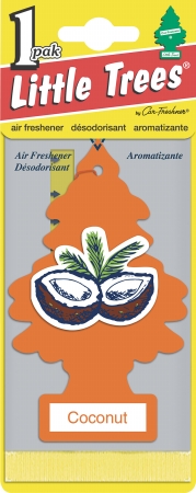 Carfreshner Coconut Little Tree Air Fresheners U1P10317