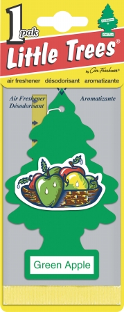 Vehicle Freshen Up Green Apple Little Tree Air Fresheners U1P10316