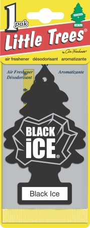 Vehicle Freshen Up Little Trees Black Ice Air Freshener U1P10155