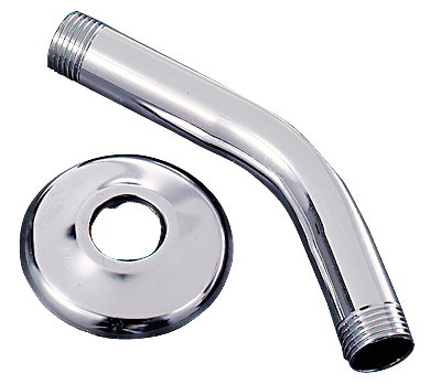 Chrome Plated Finish Shower Arm With Flange 7657