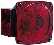 Peterson Mfg. Red Stop & Tail Light With License Illuminator V440l