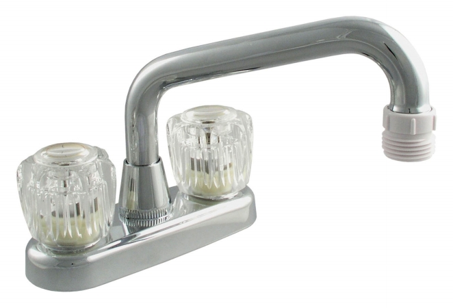 Chrome Two Handle Laundry Faucet