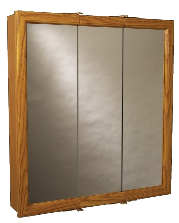 UPC 043197000903 product image for Zenith Products Wood Triview Medicine Cabinet K30 | upcitemdb.com