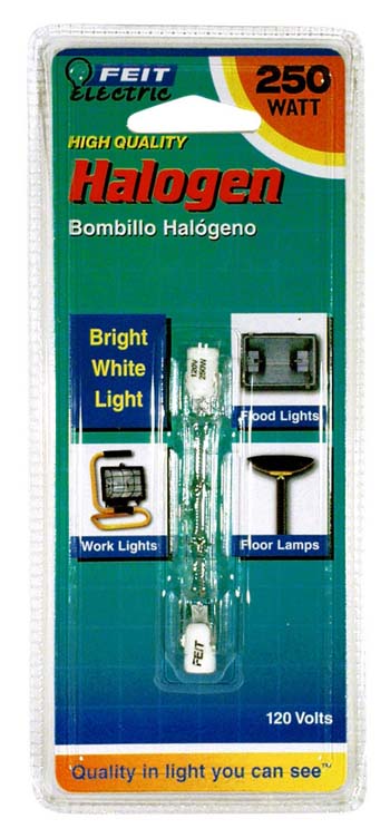 Double Ended T3 Halogen Quartz Light Bulb Bpq250t3-cl-s