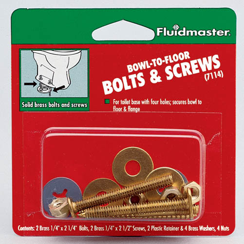 Bowl-to-floor Bolts & Screws 7114