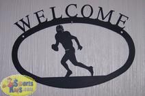 Fb-wel Football Player Welcome Sign