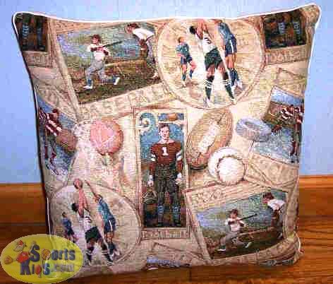 Pil18all 18 In. All Sports Tapestry Pillow