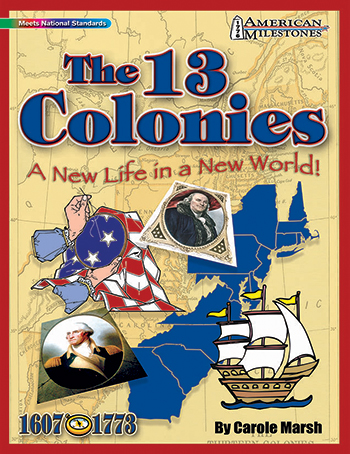 Gal9780635075079 American Milestones The 13 Colonies