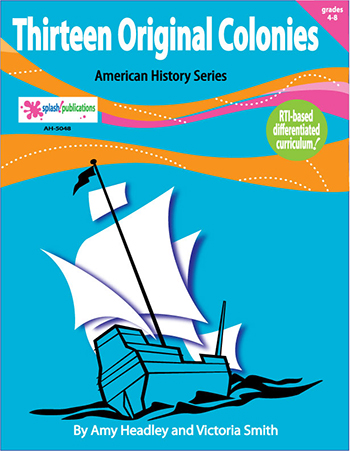 Splash Publications SPLAH5024 The Thirteen Original Colonies Unit