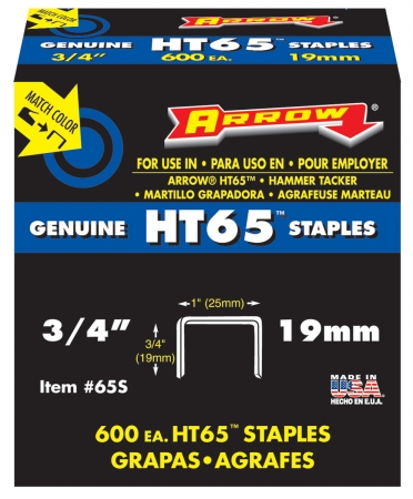 Arrow Fastener Co. .75in. Ht65 Staples 65s