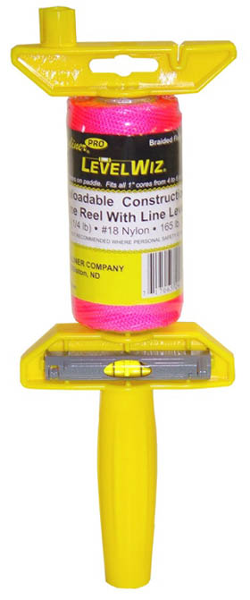 Pink Braided Line Pro Level Wiz Line Reel 24162