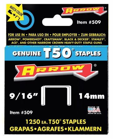 Arrow Fastener Co. .56in. T50 Staples 50924 - Pack Of 4