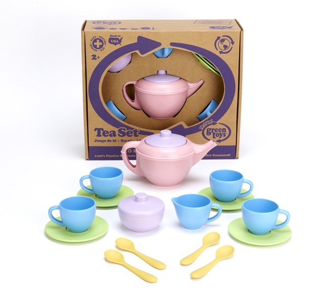 Green Toys GRTTEA01R Green Toys Tea Set