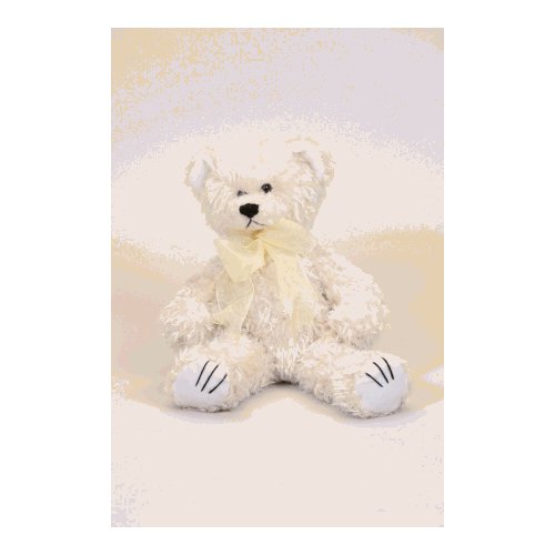 Soothese 20010 White Curly Bear