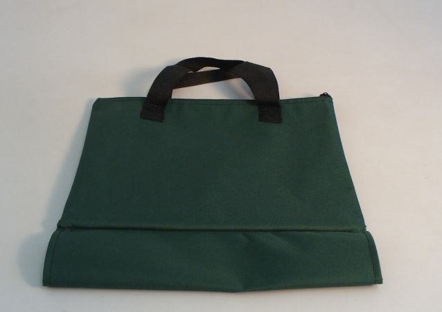 Bag12 Green Canvas Chess Tote