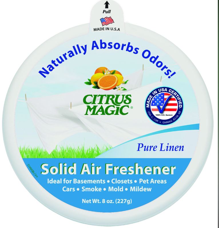 8 Oz Citrus Magic Pure Linen Scented Air Freshener 6164716711-6nt