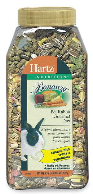Hartz 23.75 Oz Nutrition Bonanza Gourmet Rabbit Diet 95157
