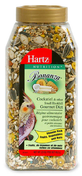 Hartz 23 Oz Nutrition Bonanza Gourmet Cockatiel Diet 91106