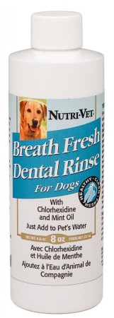 8 Oz Breath Fresh Dental Rinse For Dogs 19431-7
