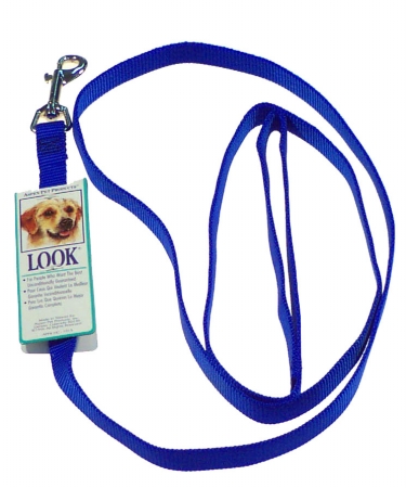 Doskocil  Aspen Pet 6ft. x .63in. Royal Blue Standard Nylon Training Leads 15058