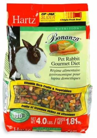 Hartz 4 Lb Nutrition Bonanza Rabbit Gourmet Diet 97613