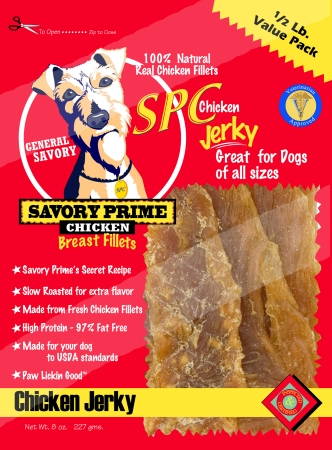 8 Oz Chicken Jerky For Dogs 30008