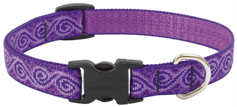 .75in. X 12in.-20in. Adjustable Jelly Roll Design Dog Collar 96902