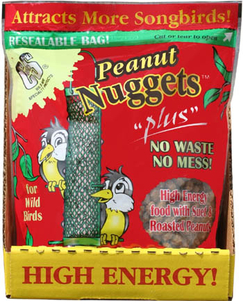 C&amp;amp;s Products 6 Piece Peanut Nuggets For Wild Birds Display Cs06105 - Pack Of 6