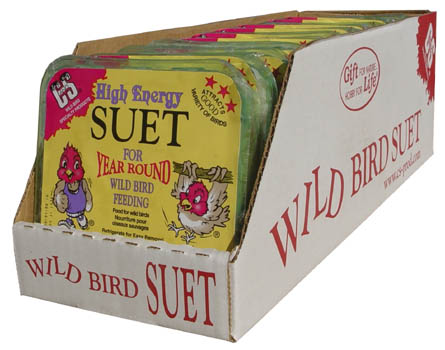 C&amp;amp;s Products 12 Piece High Energy Suet For Year Round Wild Bird Feeding Cs12501 - Pack Of 12