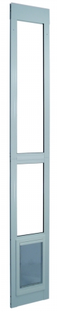 Medium White Modular Pet Patio Door
