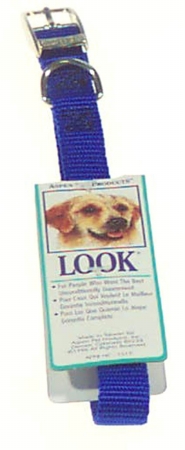 Doskocil  Aspen Pet 16in. x .63in. Royal Blue Nylon Dog Collars 15458