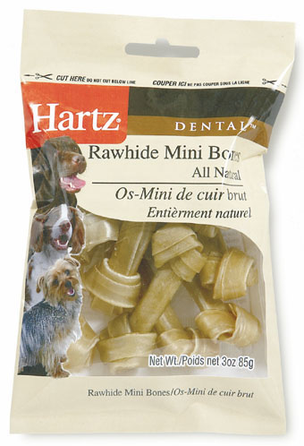 Hartz 3 Oz Prime Beef Brand Natural Mini Bone Chews 86987