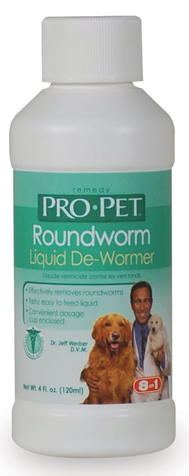 Pro-pet Roundworm Liquid De-wormer For Dogs J1715