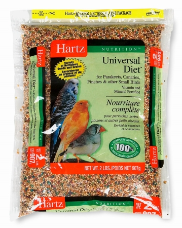 Hartz 2 Lb Nutrition Small Bird Universal Diet 97754