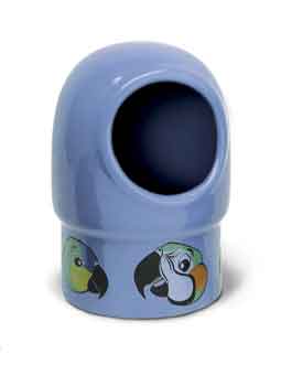 Shopzeus USA zeusd1EPST1254795 Ceramic Hooded Bird Feeder Large