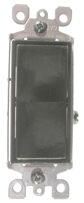 Leviton Black Residential Grade Decora 3Way AC Quiet Switch Rocker R4556032E