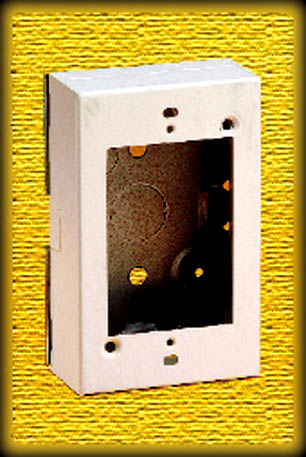 Wiremold B3 Metal Deep Switch Box  Ivory