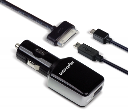 Mizco 12 Volt 2.1 Amp Car Charger For IPad IPod  IPhone PDPC2A