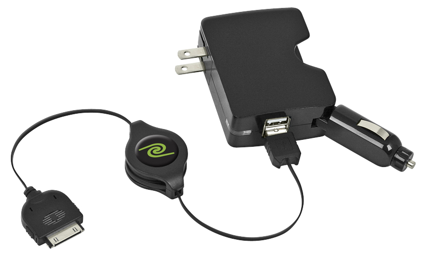 Emerge Technologies Inc 4 In 1 iPad Travel Charger ETIPADCHG41