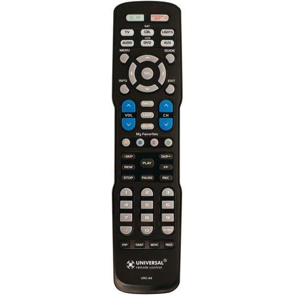 UPC 656787100060 product image for Universal Remote Urc-A6 6 Device Learning Remote | upcitemdb.com