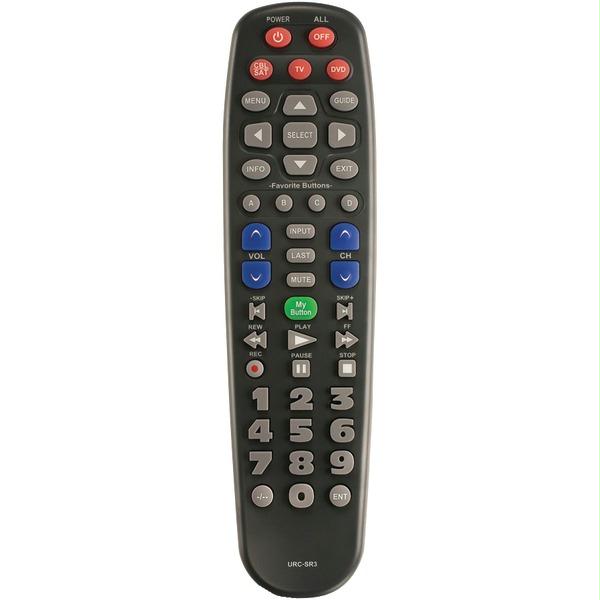 UPC 656787100336 product image for Universal Remote Urc-Sr3 Big Button Super Remote | upcitemdb.com