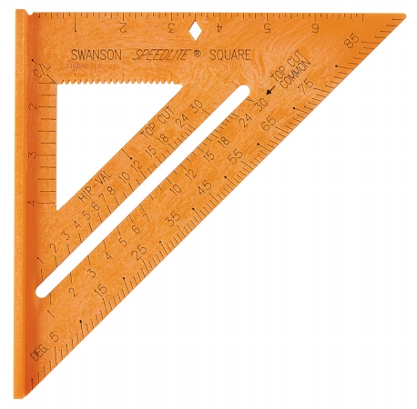 Swanson Tool Orange 5 In 1 Original Speed Square T0118