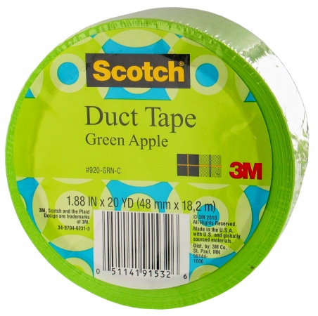 20 Yards Green Apple Duct Tape 920-grn-c