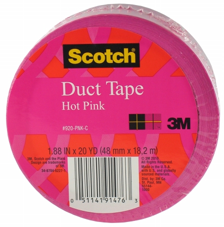 20 Yards Hot Pink Duct Tape 920-pnk-c