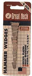 Great Neck Saw 4 Pack Steel Hammer Wedges Wh4b