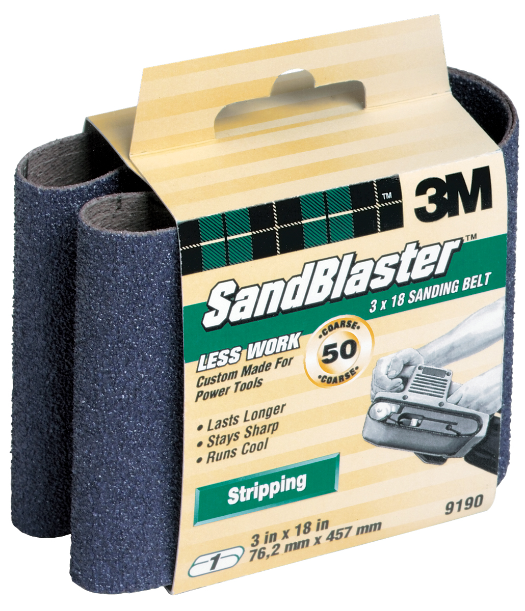3in. X 18in. 120 Grit Sandblaster Purple Sanding Belts 9188na