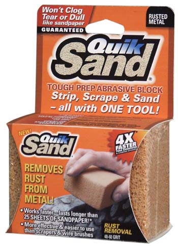 Rusted Metal Abrasive Sanding Block 32012